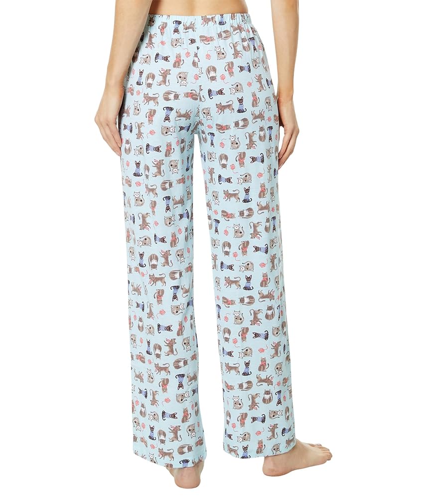 Karen Neuburger Petite Long Sleeve Cardigan PJ Set Cozy Cat
